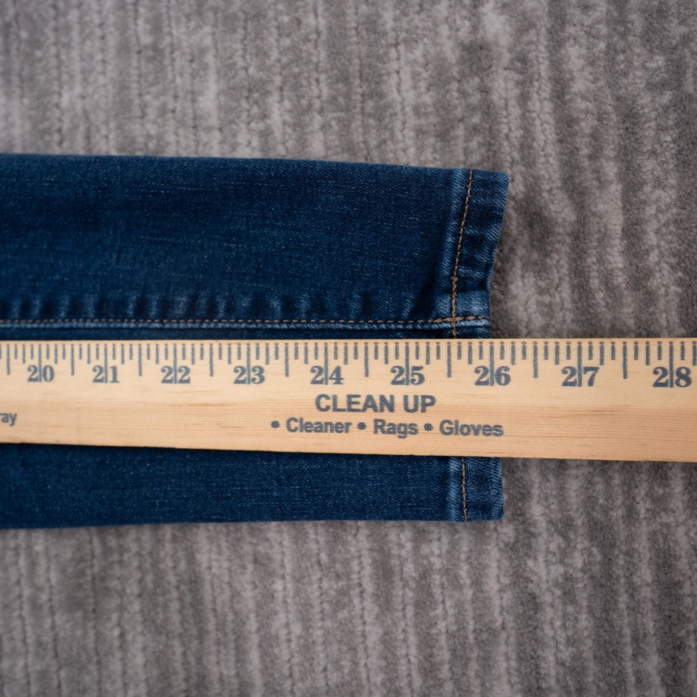 Lucky Brand Ava Skinny Ankle Jeans Womens 2/26 Blue Excellent Mid Rise Stretch - Picture 6 of 12